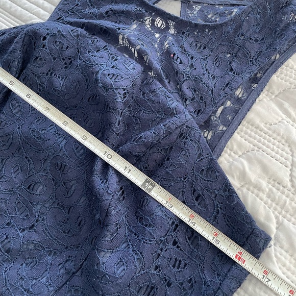 The Limited Lace A-Line Navy Dress - NWT - Picture 5 of 6